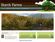 Tablet Screenshot of burchfarms.com